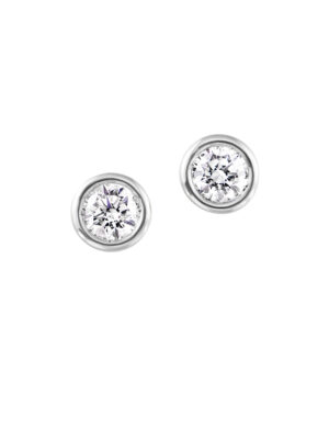 14KT WHITE GOLD EARRING