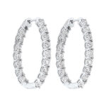 14KT WHITE GOLD DIAMOND (3/4CTW) EARRING