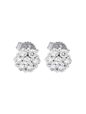 14KT WHITE GOLD DIAMOND (1/6CTW) EARRING