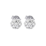 14KT WHITE GOLD DIAMOND (1/4CTW) EARRING