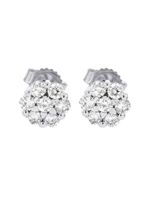 14KT WHITE GOLD DIAMOND (1/4CTW) EARRING
