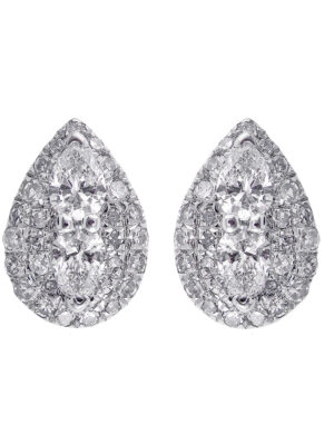 SILVER DIAMOND (1/4CTW) EARRING