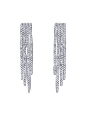 10KT WHITE GOLD DIAMOND (1/2CTW) EARRING