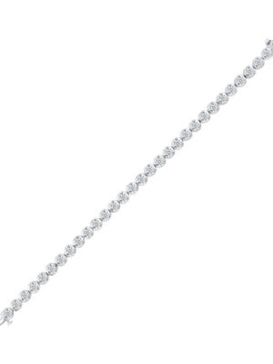 14KT WHITE GOLD DIAMOND (10CTW) BRACELET
