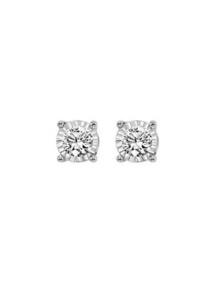 14KT WHITE GOLD DIAMOND (1/3CTW) EARRING