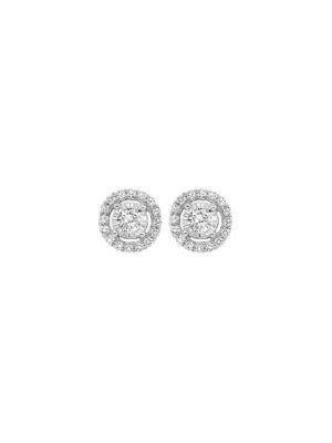 14KT WHITE GOLD DIAMOND (1/3CTW) EARRING