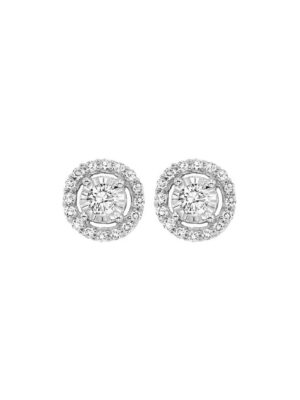 14KT WHITE GOLD DIAMOND (3/4CTW) EARRING