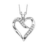 SILVER DIAMOND (1/50 CTW) PENDANT