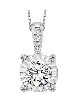 14KT WHITE GOLD DIAMOND (1CTW) PENDANT