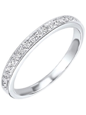 10KT WHITE GOLD DIAMOND(1/8CTW) RING