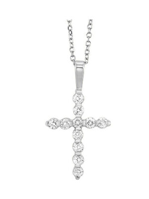 14KT WHITE GOLD DIAMOND (3/4CTW) PENDANT