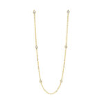 14KT YELLOW GOLD DIAMOND (1/2CTW) NECKLACE