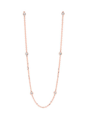 14KT ROSE GOLD DIAMOND (1CTW) NECKLACE