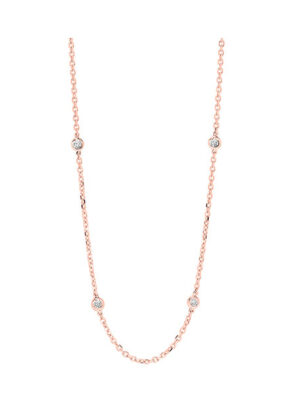 14KT ROSE GOLD DIAMOND (2CTW) NECKLACE