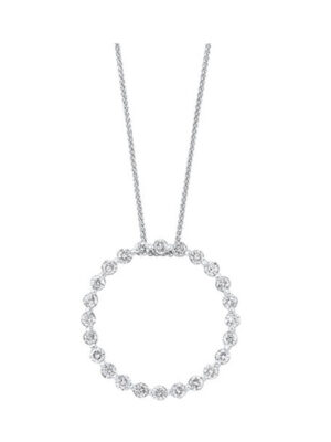 14KT WHITE GOLD DIAMOND (1CTW) PENDANT