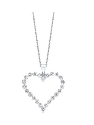 14KT WHITE GOLD DIAMOND (1CTW) PENDANT