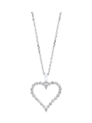 14KT WHITE GOLD DIAMOND (1/4CTW) PENDANT