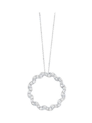 14KT WHITE GOLD DIAMOND (1/4CTW) PENDANT