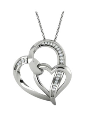 SILVER DIAMOND (1/20 CTW) PENDANT