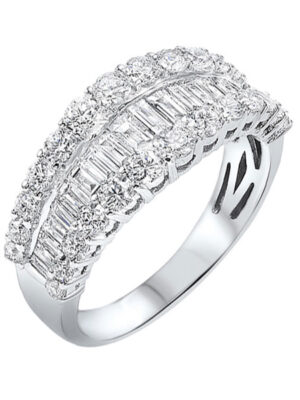 14KT WHITE GOLD DIAMOND (1 5/8CTW) RING