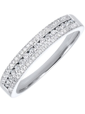 14KT WHITE GOLD DIAMOND (1/3CTW) BAND