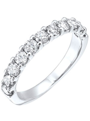 14KT WHITE GOLD DIAMOND (1/10 CTW) RING