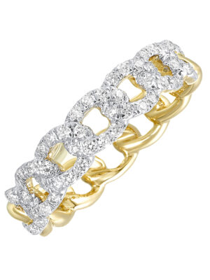 14KT YELLOW GOLD DIAMOND (1/2CTW) RING