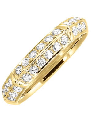 10KT YELLOW GOLD DIAMOND (1/2CTW) RING