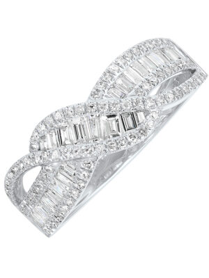 14KT WHITE GOLD DIAMOND (3/4CTW) RING