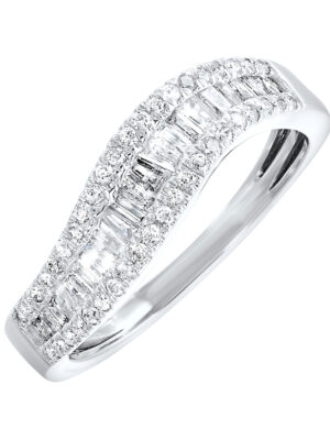 14KT WHITE GOLD DIAMOND (1/2CTW) RING