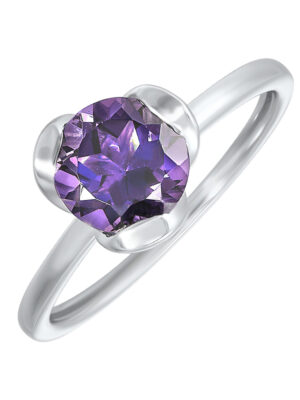 SILVER AMETHYST (1 1/4 CTW) RING