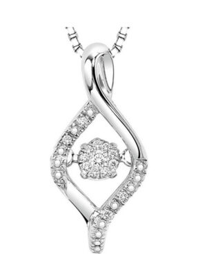 SILVER DIAMOND (1/20 CTW) PENDANT