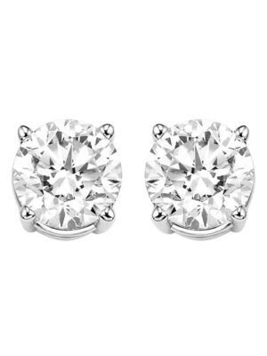 14KT WHITE GOLD DIAMOND (2CTW) EARRING