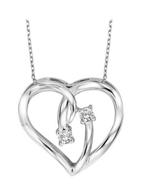 SILVER DIAMOND (1/20 CTW) PENDANT